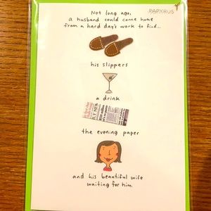 Fathers Day from wife card